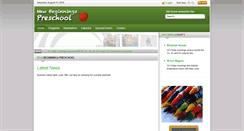 Desktop Screenshot of newbeginningspreschool.org